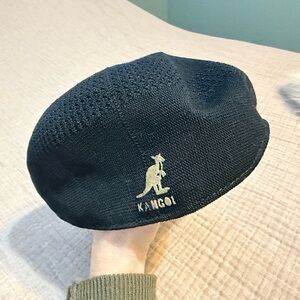 Kangol Black Beret Hat